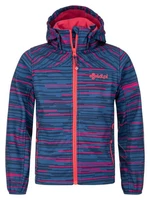 Girls' softshell jacket Kilpi RAVIA-JG dark blue