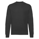 Men's Black Sweatshirt Set-in Sweat Fruit of the Loom