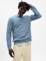 Light blue men's basic sweater GAP