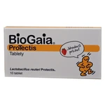 BIOGAIA ProTectis jahodová príchuť 10 žuvacích tabliet