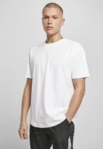 Zakřivené oversized tričko z organické bavlny 2-balení bílá+bílá