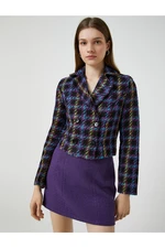 Koton Slim Fit Mini Tweed Skirt