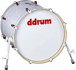 DDRUM Hybrid Acoustic/Trigger 20" White Beben basowy