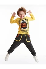 Denokids Roar Lion Boys T-shirt Pants Suit