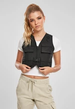 Women's Short Tactical Vest Black