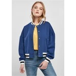 Women's Oversized College Sweat Jacket spaceblue