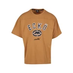 Společnost Ecko Unltd. Brown T-shirt Boxy Cut