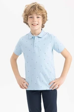 DEFACTO Boy Regular Fit Polo Neck Pique Short Sleeved Polo T-Shirt