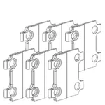 Siemens 8PQ1204-4BA05 spoj kostry   ocel  1 ks