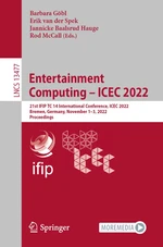 Entertainment Computing â ICEC 2022