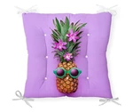 Polštář na sezení Minimalist Cushion Covers Purple Ananas 40x40 cm