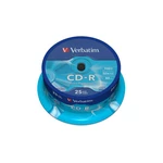 Disk Verbatim Extra Protection CD-R DL 700MB/80min, 52x, 25-cake (43432) súprava prázdnych CD k vypáleniu • kapacita 700 MB • 25 ks v balení • vysoko 