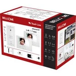 Kabelový domovní video telefon Bellcome Smart+ 3.5” Video-Kit 2 Familie VKM.P2F3.T3S4.BLW04, bílá