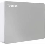 Externí HDD 6,35 cm (2,5") Toshiba Canvio Flex, 4 TB, USB 3.2 (Gen 1x1) , stříbrná