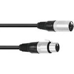 XLR kabel OMNITRONIC, 3M, černá černá