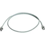 Síťový kabel RJ45 Telegärtner L00001A0090, CAT 6A, S/FTP, 1.50 m, šedá