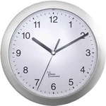 DCF nástěnné hodiny EUROTIME 56787, Vnější Ø 25 cm, stříbrná