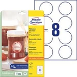 Avery-Zweckform 5081 etikety Ø 65 mm papír bílá 1 sada přemístitelné univerzální etikety 10 Blatt A4