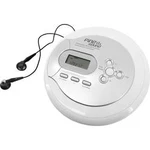 Přenosný CD přehrávač Discman FineSound FS2, CD, CD-R, CD-RW, MP3, s USB nabíječkou, s akumulátorem, bílá