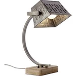 Stolní lampa LED E27 40 W Brilliant Drake 99022/46 černá, nerezová ocel