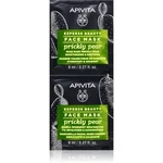 Apivita Express Beauty Moisturizing Face Mask Prickly Pear zklidňující pleťová maska s hydratačním účinkem 2x8 ml