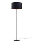 Čierno-medená stojacia lampa Sotto Luce Mika, ⌀ 40 cm