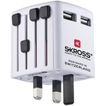 Skross 1 302 (320) 1.302320 USB nabíjačka do zásuvky (230 V) Výstupný prúd (max.) 2400 mA 2 x USB  s britským adaptérom