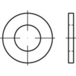 Podložka plochá TOOLCRAFT 147810 ISO7089 vonkajší Ø:9 mm Vnút.Ø:4.3 mm oceľ,Zn.200 ks