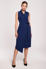 Stylove Woman's Dress S275 Navy Blue