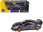 BMW i8 Liberty Walk Twilight Purple Metallic with Gold Wheels 1/64 Diecast Model Car by Paragon Models