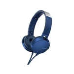 Slúchadlá Sony MDR-XB550AP Extra Bass™ (MDRXB550APL.CE7) modrá slúchadlá cez hlavu • frekvencia  5 Hz až 22 kHz • citlivosť 102 dB • impedancia 32 ohm