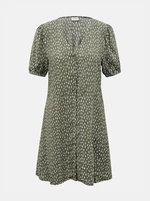 Zielona wzorzysta sukienka z guzikami JDY Staar - Kobieta