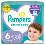 PAMPERS Active Baby Plienky jednorazové 6 (13-18 kg) 96 ks