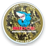 Method feeder fans šokový vlasec shock mussel leader camo 100 m 0,50 mm 19,95 kg