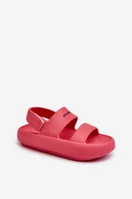 Lightweight foam hook-and-loop sandals ProWater Pink