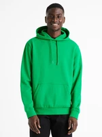 Celio Tehoodie Mikina Zelená