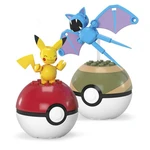 Mattel Pokémon stavebnice Mega - Pikachu a Zubat + Poké Ball