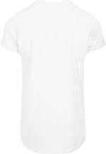 Long T-shirt with a long shape in white