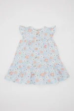 DEFACTO Baby Girl Floral Sleeveless Poplin Dress