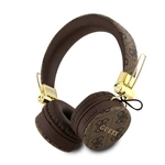 Guess PU Leather 4G Metal Logo BT5.3 Stereo Headphone Brown