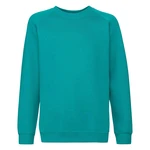 Zielona bluza dziecięca Raglan Sweat Fruit of the Loom