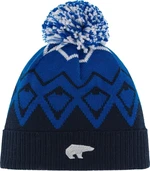 Eisbär Ziggy OS Pompon Beanie Sky Blue/Lapis/White UNI Čepice