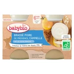 BABYBIO Brassé hruška škorica 2x 130 g