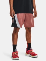 Černo-růžové pánské sportovní kraťasy Under Armour Curry Splash 9'' Short