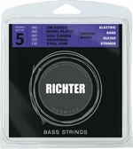 Richter Ion Coated Electric Bass 5 Strings - 045-130 Jeux de 5 cordes basses