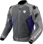Rev'it! Jacket Control Air H2O Grey/Blue S Textildzseki