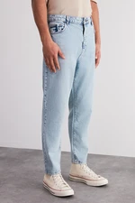 Trendyol Blue Loose Fit Jeans Wide Denim Trousers