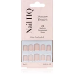 Nail HQ Square French umelé nechty 24 ks