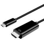 Dátový kábel Winner USB-C/HDMI, 3m, čierna