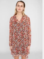 Red Floral Dress Noisy May Mia - Women